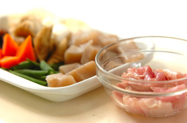 定番筑前煮の作り方の手順1