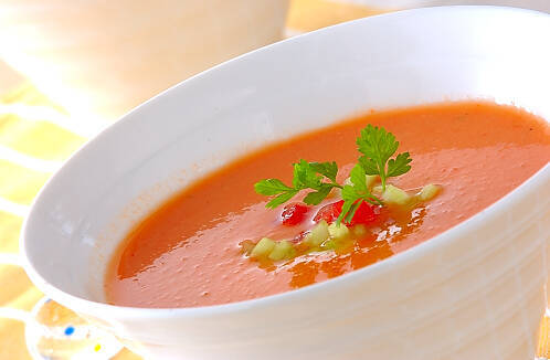 トマトのガスパチョ