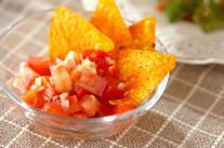 トマトのトルティーヤサラダ