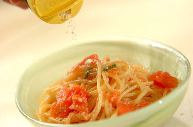 冷製トマトパスタの作り方の手順8