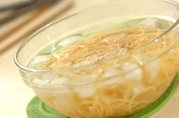 冷製トマトパスタの作り方3