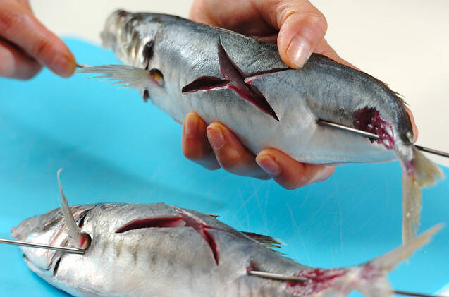 アジの塩焼きの作り方の手順4