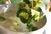 ブロッコリーの塩炒めの作り方の手順1