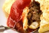 ひき肉オムレツ
