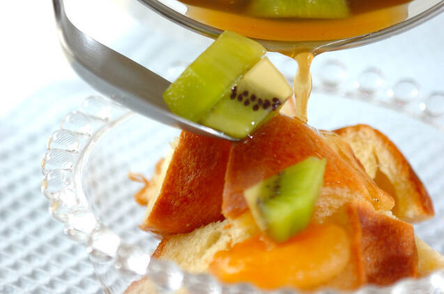 ブリオッシュのフルーツとヨーグルトの作り方の手順5