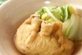 お楽しみ油揚げと白菜煮