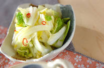 白菜のジンジャー酢和え