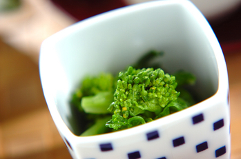 菜の花のからし和え