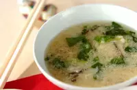 シイタケのかき玉汁