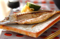 オーブンで焼き干物