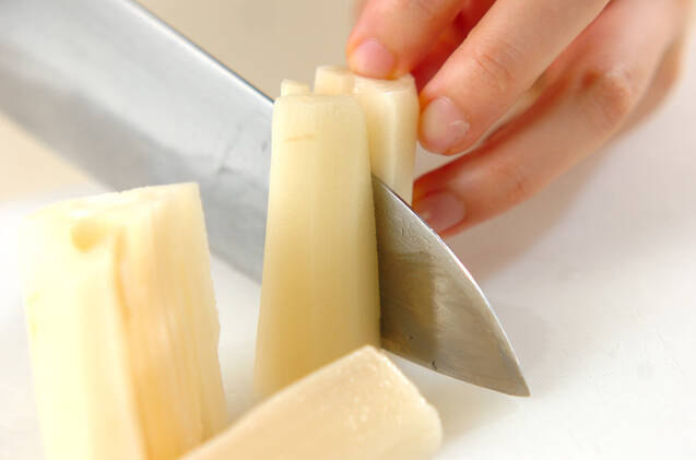 焼きレンコンの明太ソースがけの作り方の手順1