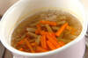 根菜の豆腐ドレッシング和えの作り方の手順2