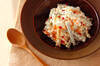根菜の豆腐ドレッシング和えの作り方の手順