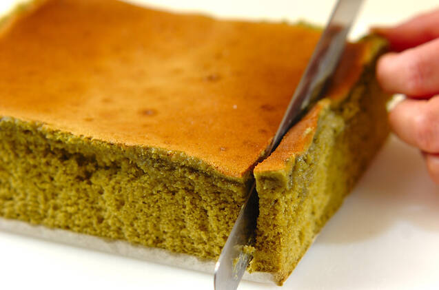 本格抹茶カステラの作り方の手順14