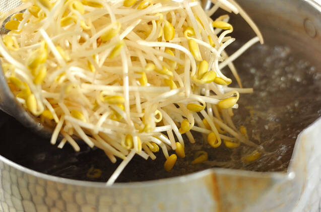 豆モヤシとキクラゲのナムルの作り方の手順4