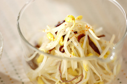 豆モヤシとキクラゲのナムル