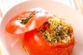 トマトのパン粉焼き