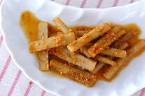 新ゴボウのナッツ和え