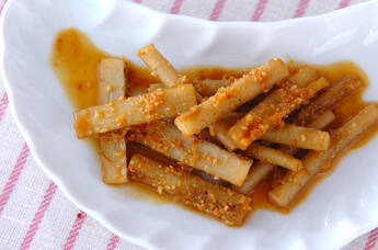 新ゴボウのナッツ和え