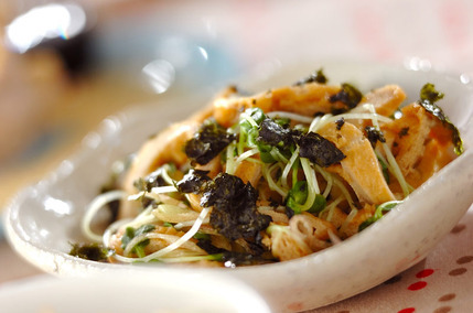 味付け油揚げの和え物