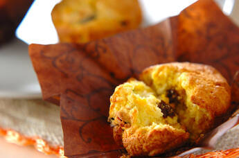 カボチャのピューレ・パンプキンマフィン