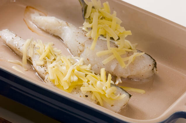 白身魚のチーズ焼きの作り方の手順2