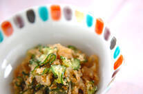 キュウリのゴマ酢和え