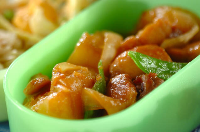 鶏とジャガイモの煮物