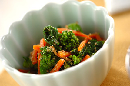 菜の花のゴマ和え