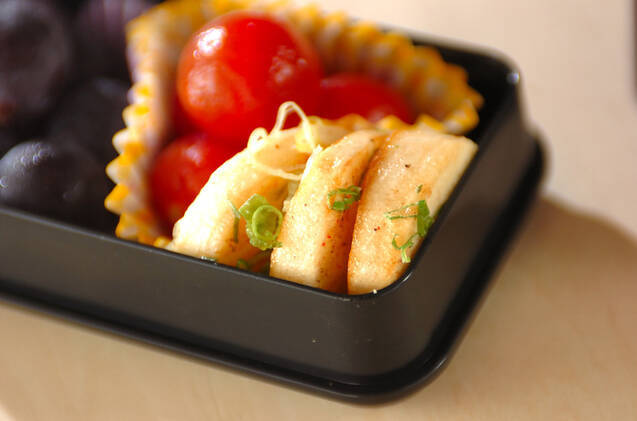 ネギ大和芋バター焼き