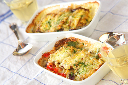 イワシのカレーグラタン