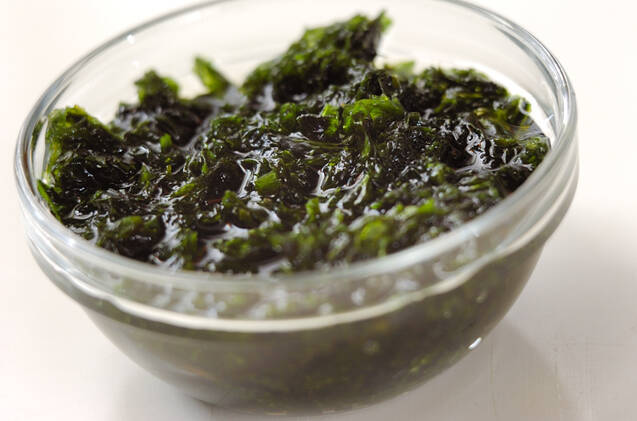 アオサのみそ汁の作り方の手順1