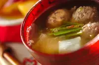 ふんわりイワシのつみれ汁