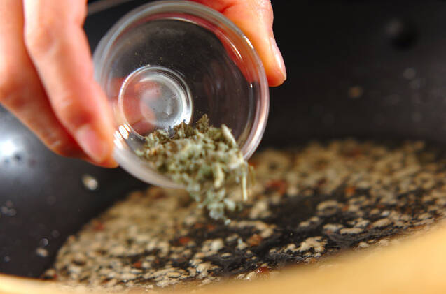 春キャベツとジャガイモのパスタの作り方の手順3