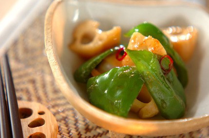 レンコンのオイスター炒め