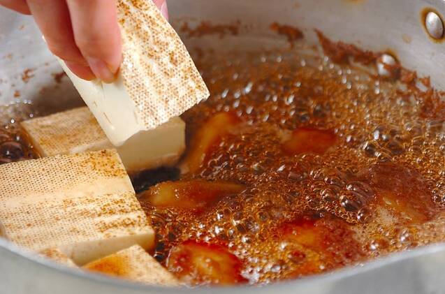 イカと焼き豆腐の煮物の作り方の手順6