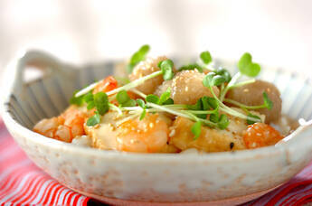 レンコンもちもち丼