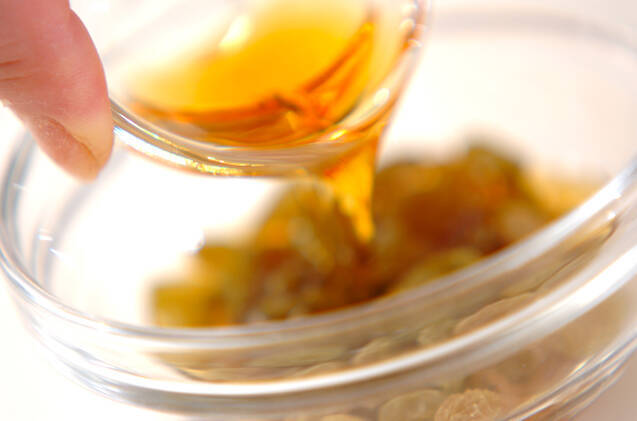 ラムレーズンマフィンの作り方の手順1