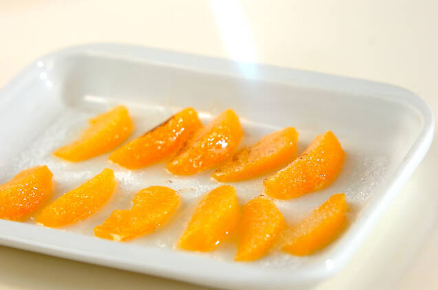 オレンジのグラニュー糖焼きの作り方の手順2