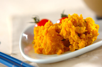 ぽってりレンジカボチャ