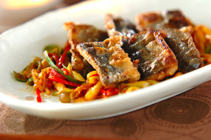 サンマのシンプルソテー