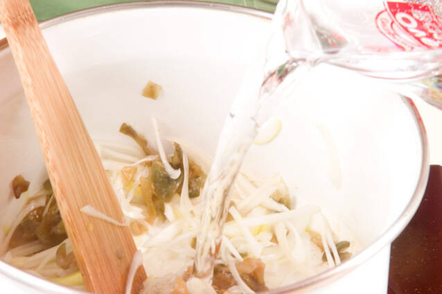 豆腐とザーサイのスープの作り方の手順4