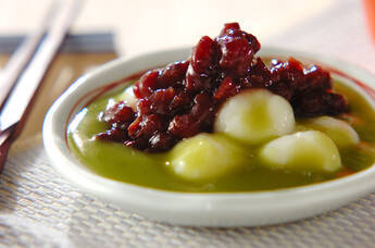 サッパリ抹茶しるこ