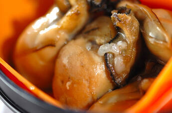 カキの塩麹煮