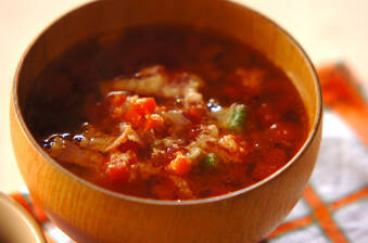 野菜たっぷり!定番ミネストローネ