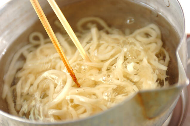 あんかけうどんの作り方の手順2