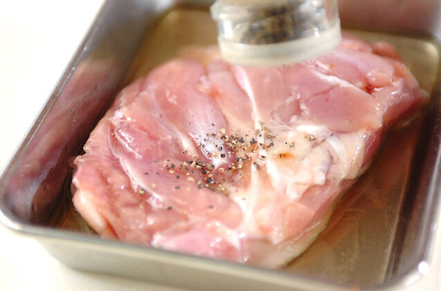 チキンのペッパー焼きの作り方の手順2