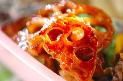 レンコンの照り焼き