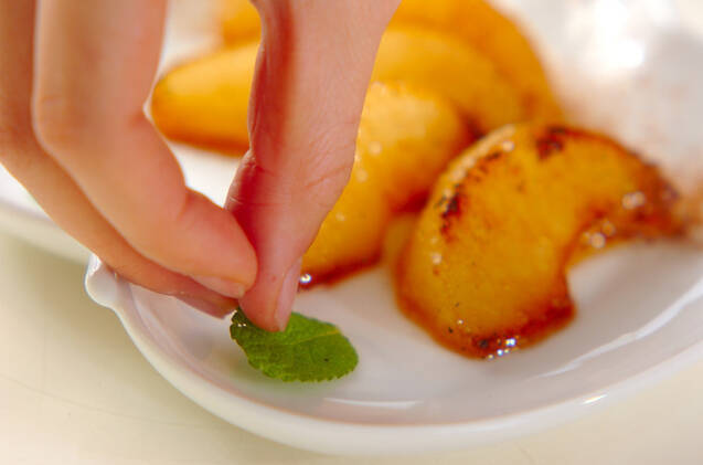 洋梨のソテーの作り方の手順3