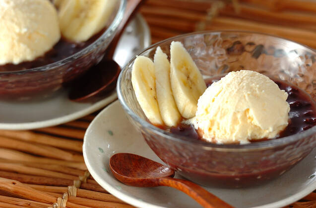 塩麹入りクリーム冷ぜんざい